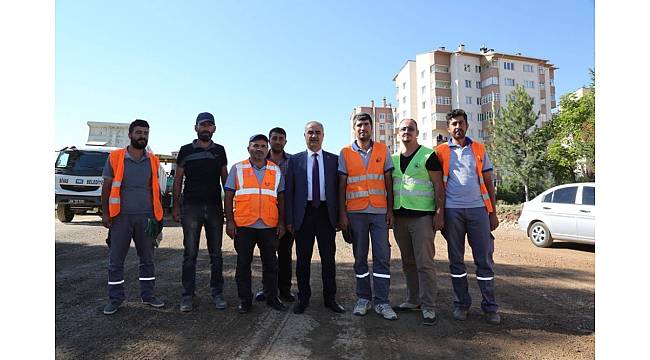 Recep Tayyip Erdoğan Bulvarı'nda çalışmalar sürüyor