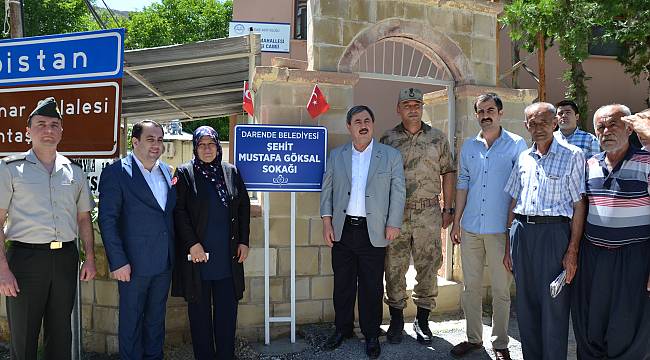 Şehidin ismi mahallesinde yaşatılacak