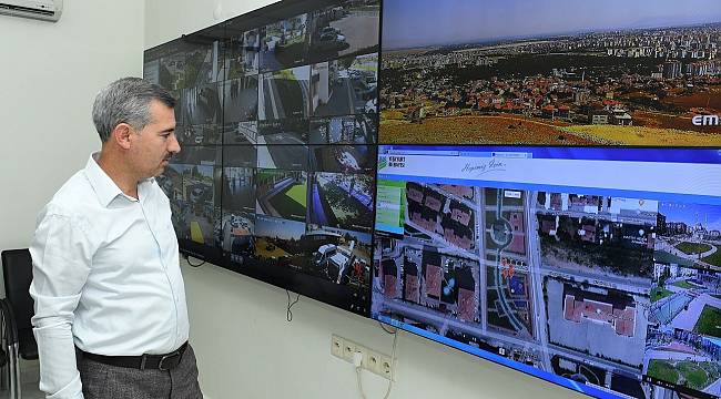 Yeşilyurt Belediyesi 335 kamerayla ilçeyi mercek altına aldı