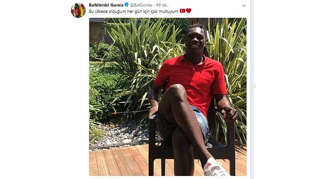 Bafetimbi Gomis: "Bu ülkede olduğum her gün için çok mutluyum"