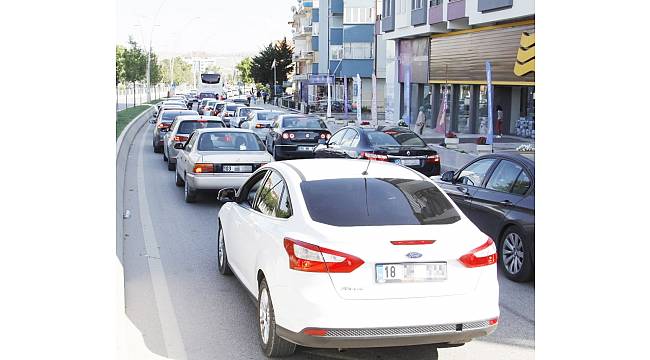 Çankırı&#39;da araç sayısı 52 bin oldu