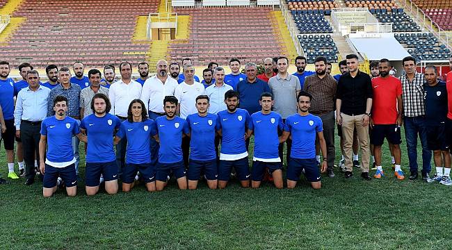 Çınar’dan Yeşilyurt Belediyespor’a moral ziyareti