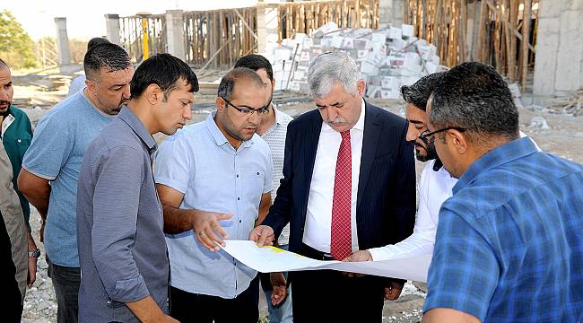 Polat Yeşilçam Caddesindeki çalışmaları inceledi
