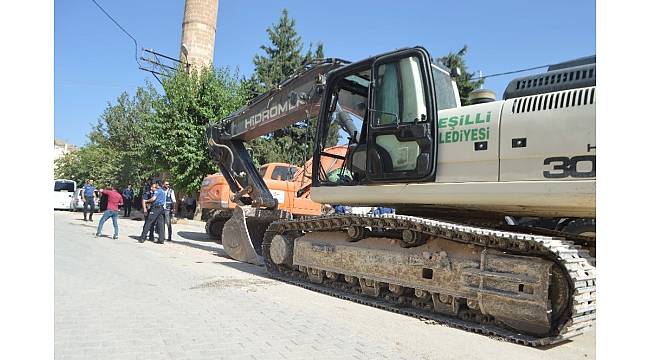 Yeşilli&#39;de kentsel dönüşüm başladı