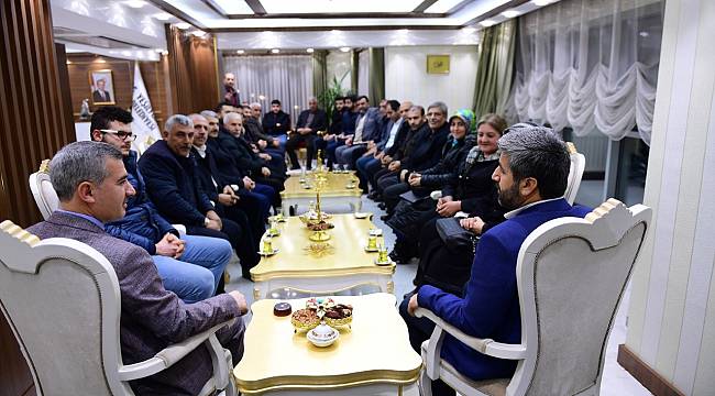 BAŞKAN ÇINAR, AK PARTİ YEŞİLYURT İLÇE TEŞKİLATINI AĞIRLADI