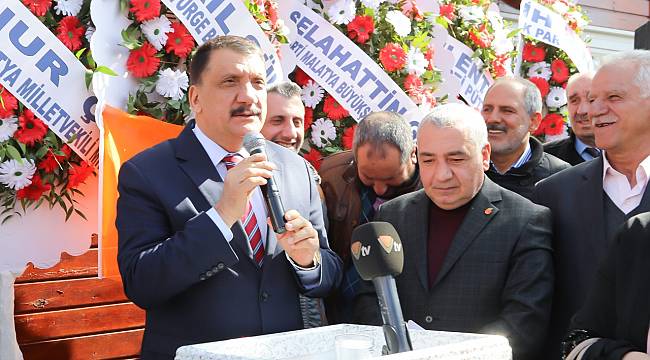 AK PARTİ’NİN PÜTÜRGE SEÇİM BÜROSUNUN AÇILIŞI YAPILDI
