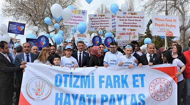 Malatya’da 2 Nisan Dünya Otizm Farkındalık Yürüyüşü Yapıldı