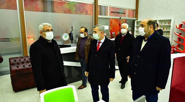 BATTALGAZİ BELEDİYE BAŞKANI OSMAN GÜDER İLE AK PARTİ BATTALGAZİ İLÇE BAŞKANI BASRİ KAHVECİ, YEŞİLYURT’TA Kİ YATIRIM ALANLARINI İNCELEDİ