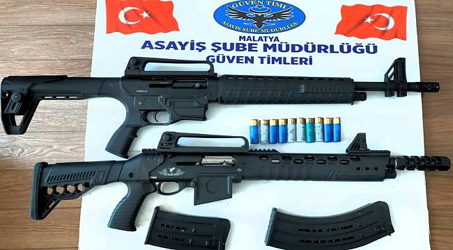 Malatya İl Emniyet Müdürlüğüne bağlı Asayiş Şube Müdürlüğünce Yapılan Çalışmalarda..