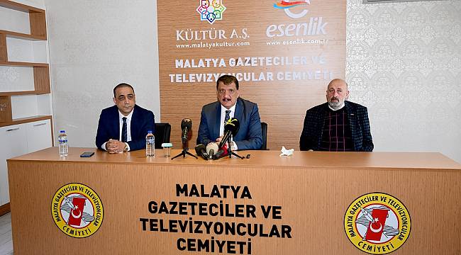 BAŞKAN GÜRKAN'DAN GAZETECİLER VE TELEVİZYONCULAR CEMİYETİNE HAYIRLI OLSUN ZİYARETİ 