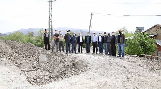 BAŞKAN GÜDER, ORDUZU’DAKİ ALT YAPI ÇALIŞMALARINI İNCELEDİ