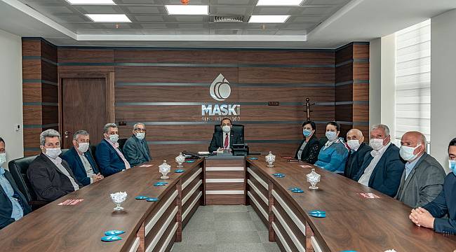 MUHTARLARDAN MASKİ’YE ZİYARET