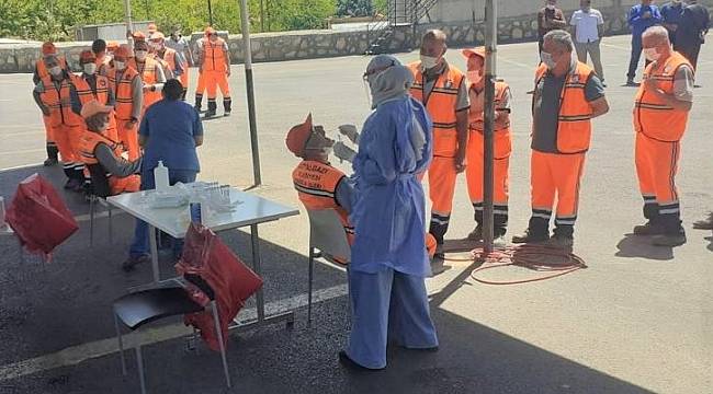 BATTALGAZİ BELEDİYESİ’NDEN 20 BİRİM MÜDÜRLÜĞÜNE COVİD-19 TESTİ