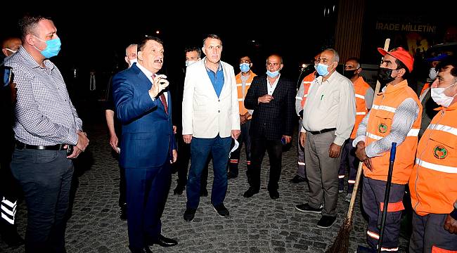 MALATYA BÜYÜKŞEHİR BELEDİYESİ EKİPLERİ 7/24 GÖREV BAŞINDA