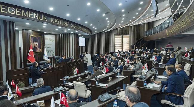 BÜYÜKŞEHİR BELEDİYE MECLİSİ 2022 YILI İLK TOPLANTISI YAPILDI