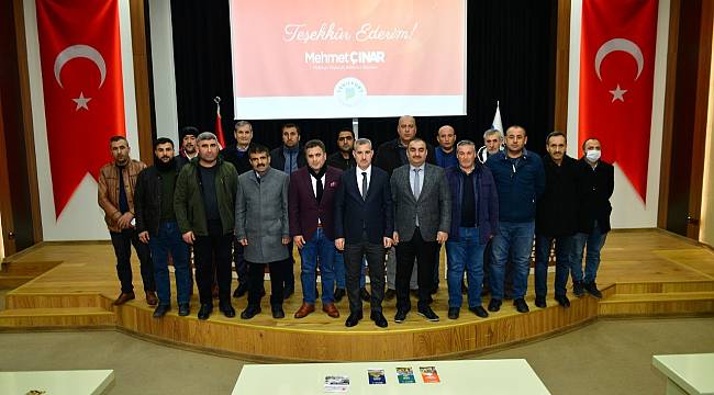YEŞİLYURT BELEDİYE BAŞKANI MEHMET ÇINAR, TEMİZLİK İŞLERİ MÜDÜRLÜĞÜ YETKİLİLERİYLE BİR ARAYA GELDİ
