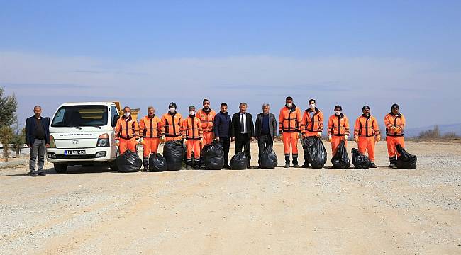 BATTALGAZİ’DEKİ MEZARLIKLARDA RAMAZAN AYI TEMİZLİĞİ