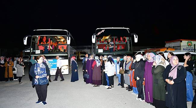 YEŞİLYURT BELEDİYESİ ‘ANNE- KIZ KAMPI’ PROJESİ KAPSAMINDA 92 KİŞİYİ MERSİN’DE KAMPA GÖTÜRDÜ