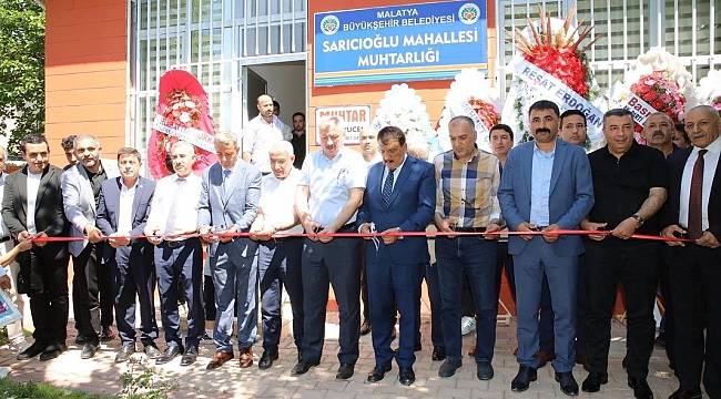 BATTALGAZİ’DEKİ MUHTAR EVİ HİZMETE GİRDİ