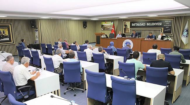 BATTALGAZİ MECLİSİ AĞUSTOS AYI OLAĞAN TOPLANTISI TAMAMLANDI