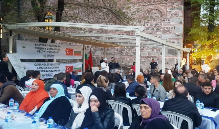 Bursa Osmangazi’den Filibe’de kardeşlik iftarı