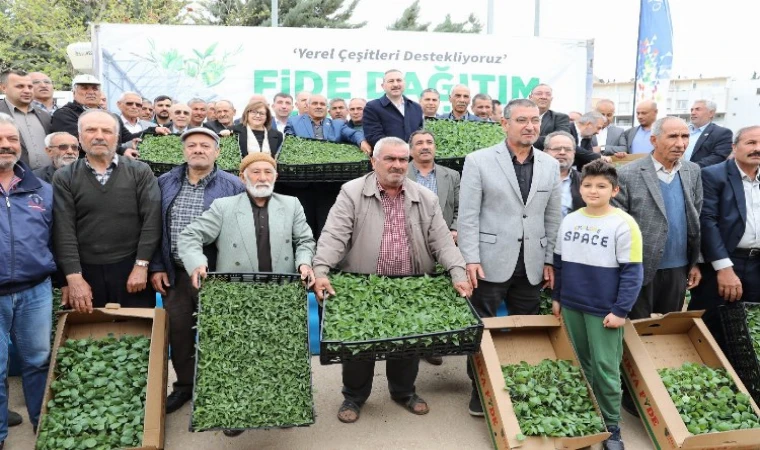 Gaziantep’te çiftçiye ’yerel ürün fide’ desteği