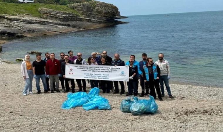 Kocaeli Büyükşehir’den Deniz Çöpleri İzleme çalışması