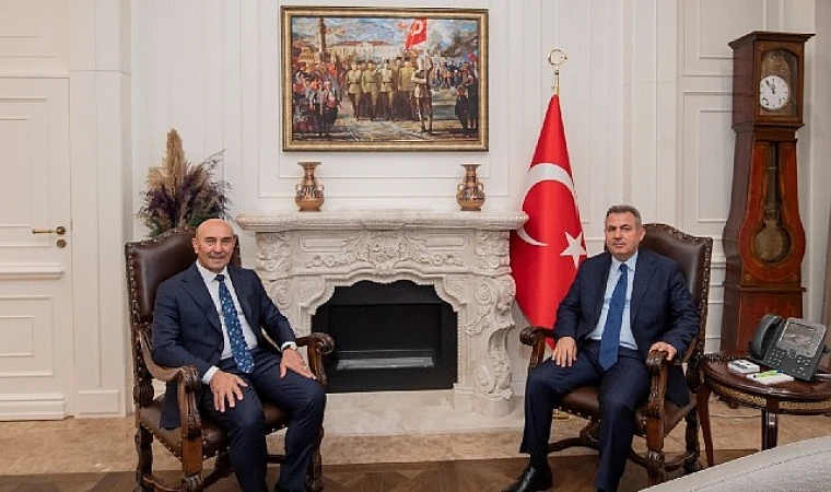 Başkan Soyer’den Vali Elban’a ziyaret