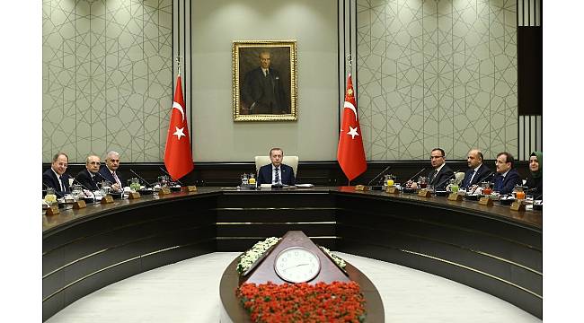 2018 yılının ilk Bakanlar Kurulu Cumhurbaşkanlığı Külliyesinde toplandı