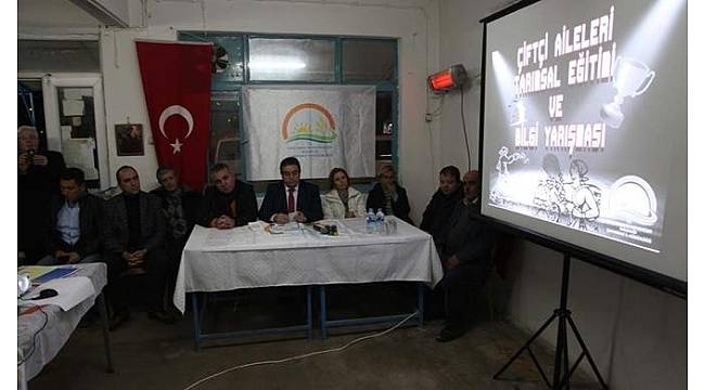 'Kuzu, Oğlak ve Buzağı Ölümlerinin Önlenmesi, Tarım Sigortaları ve Organik Zeytin Yetiştiriciliği' toplantısı