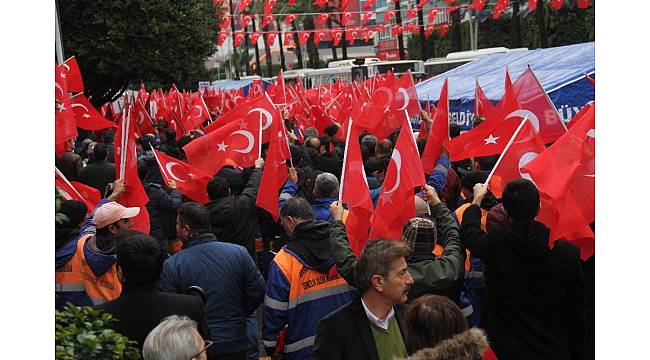 Afrin operasyonuna destek için 1 milyon bayrak dağıtılıyor