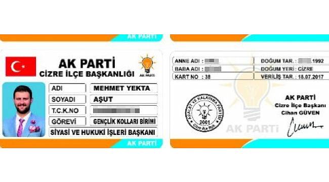 AK Parti'den sahte kimlik düzenleyen şahsa suç duyurusu