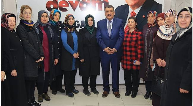 Belediye Başkanı Selahattin Gürkan&#39;dan , Ebru İnanç&#39;a ziyaret