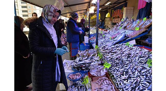 Bozüyük'te balık pazarı kontrol edildi