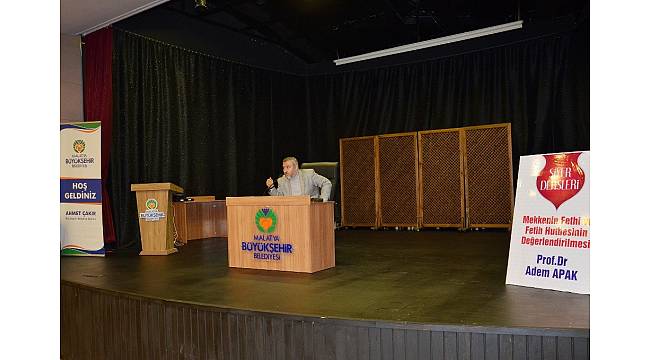 Büyükşehir Belediyesi&#39;nin Siyer Dersleri programı sürüyor