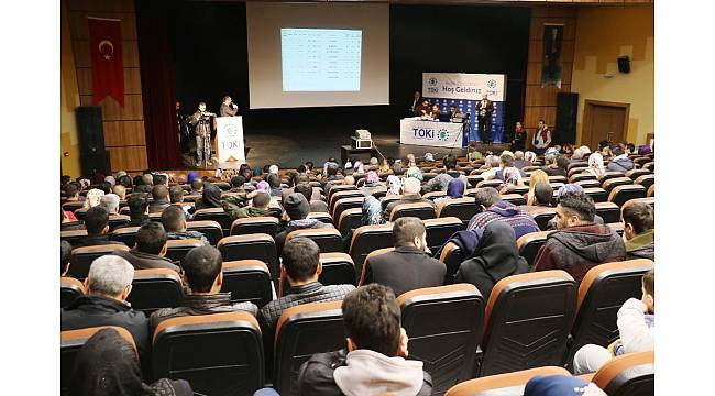 Diyarbakır'da TOKİ kurası çekildi