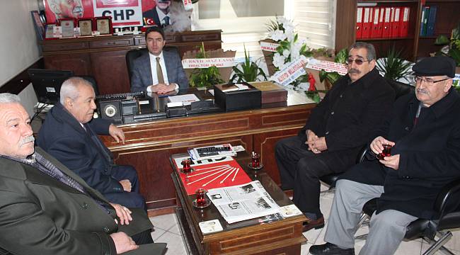  İşçi emeklilerinden CHP’ye ziyaret