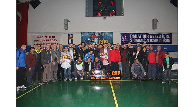 Kurumlararası Futsal Kış Turnuvası sona erdi