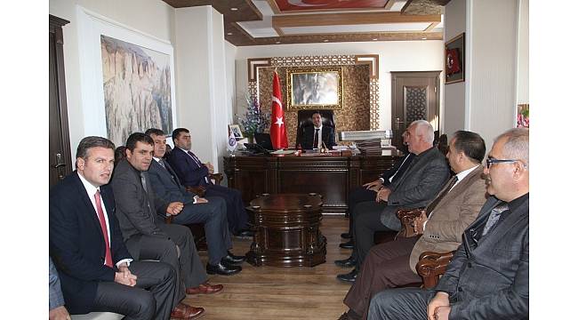 Millî Eğitim Müdürü Kırekin&#39;den Kaymakam Öztürk&#39;e ziyaret