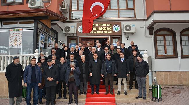  Muhtarlar Yeşilyurt Belediyesinin yatırımlarını yerinde inceledi