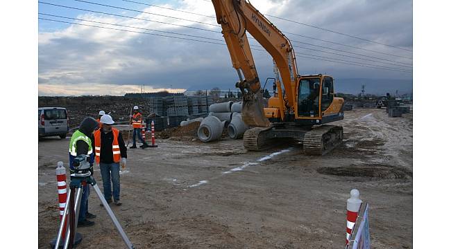 Muradiye Kampüs Yolu'nda çalışmalar devam ediyor