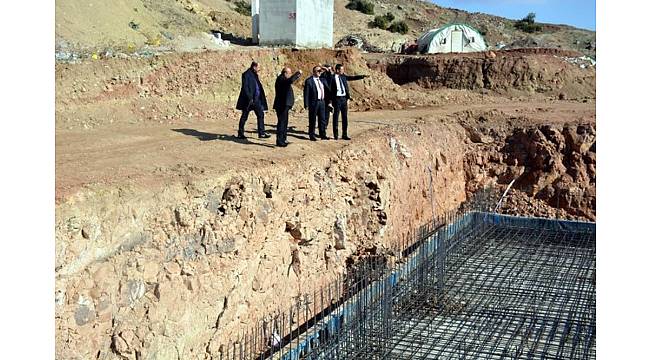 Musabeyli ilçesinde lise ile öğrenci pansiyonu yapımı devam ediyor