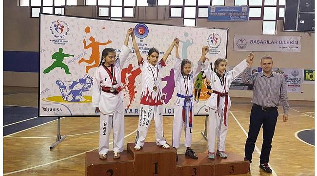 Osmangazi&#39;li taekwondocularun büyük başarısı