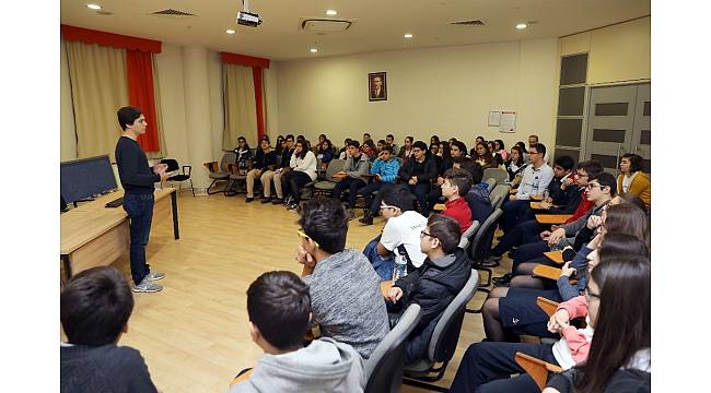 SANKO Okullarında liseliler, ortaokul öğrencilerini konuk etti