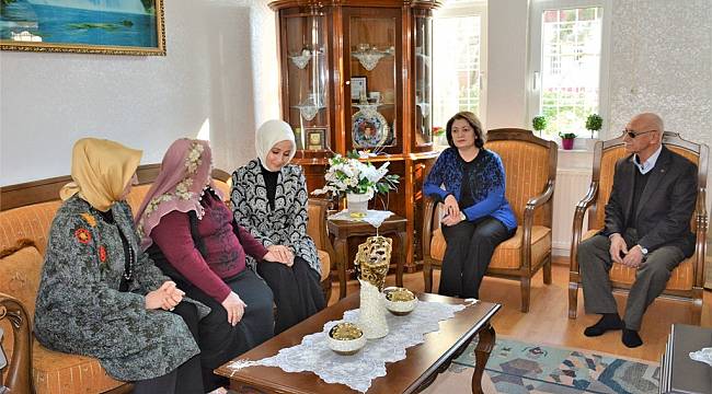 Şehit ailelerine ziyaret