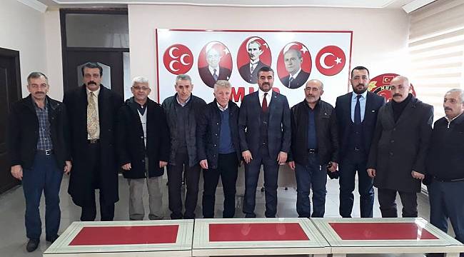 Sivaslılar Derneği’nden MHP’ye ziyaret