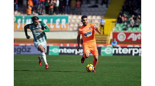 Süper Lig: A. Alanyaspor: 1 - Bursaspor: 1
