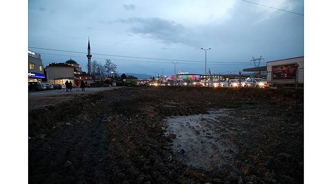 TOPÇA Köprülü Kavşak&#39;ta çalışmalar başladı