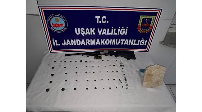 Uşak'ta tarihi eser operasyonu
