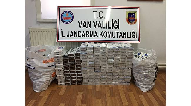 Van'da 3 bin 620 paket kaçak sigara ele geçirildi